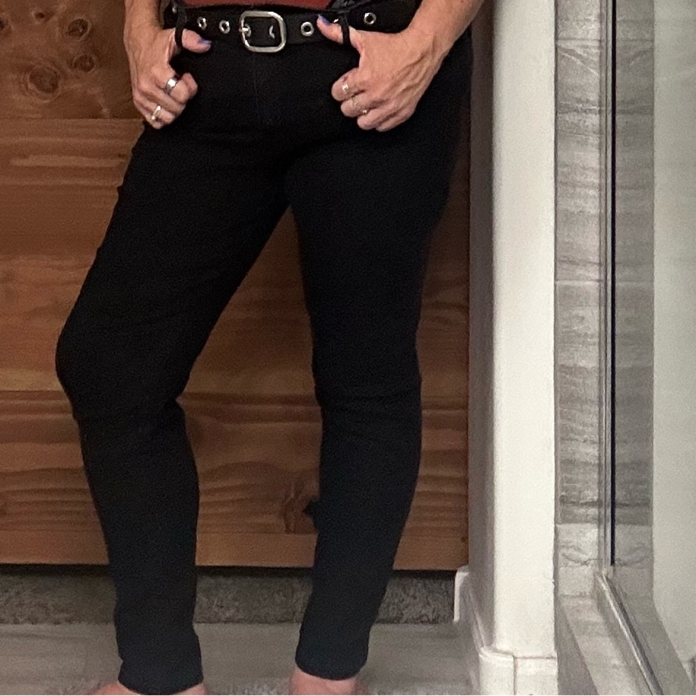 Curve appeal Black jeans high rise minimalist jeggings - Picture 7 of 7